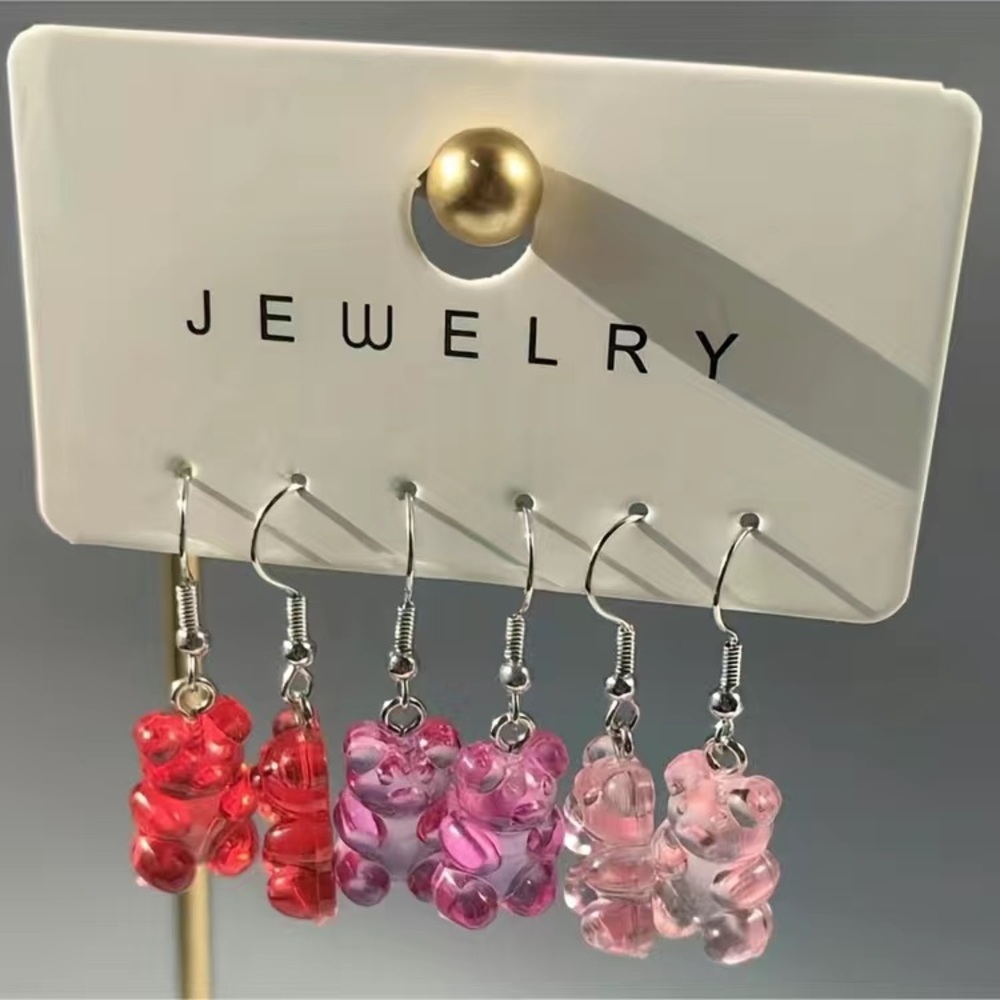 Candy Bear Earrings 🍭🍬